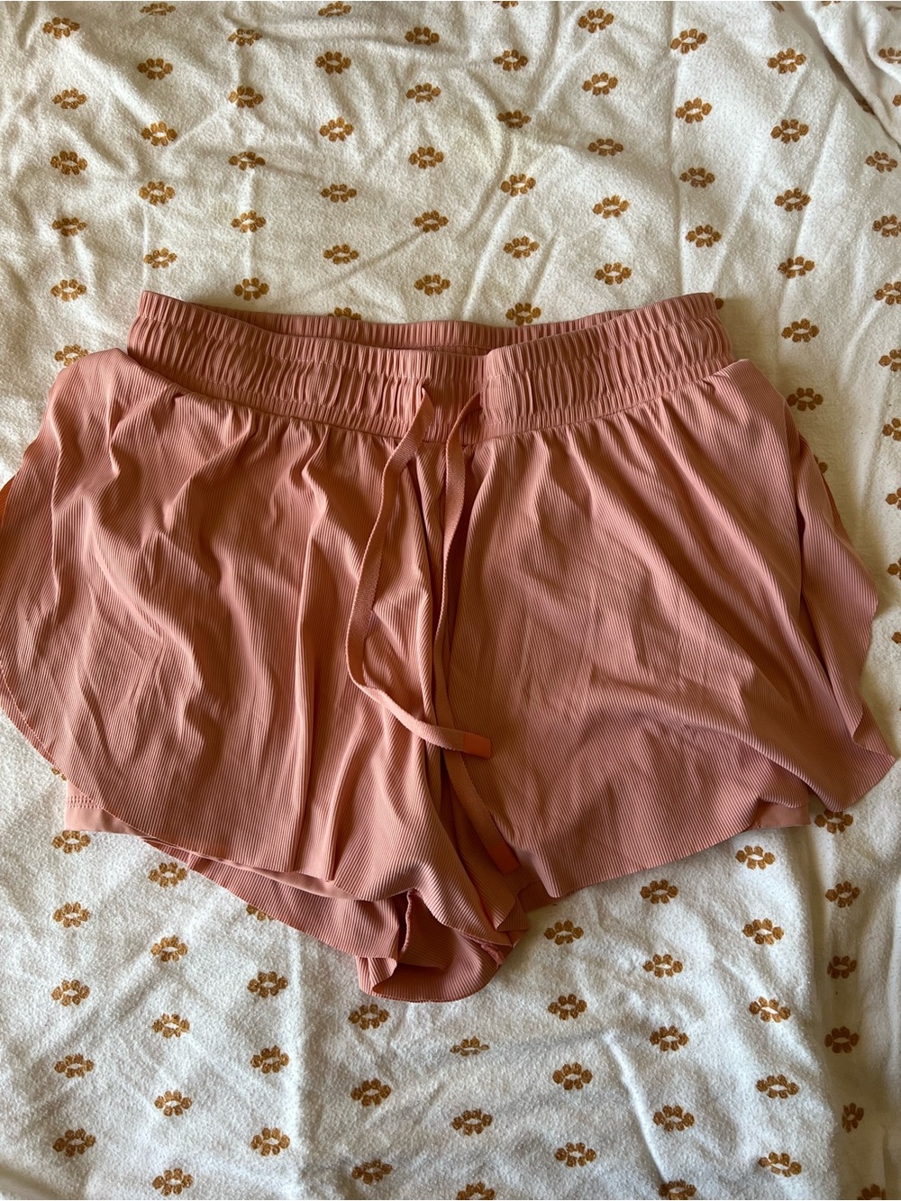 JoyLab Mauve Pink Elastic Drawcord Athletic Shorts